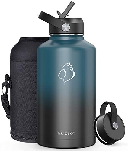 Buzio vakuum izolirana bočica od nehrđajućeg čelika 64oz sa 40oz izolirane tri kape boce vode, BPA BESPLATNA dvostruka zidna pločica