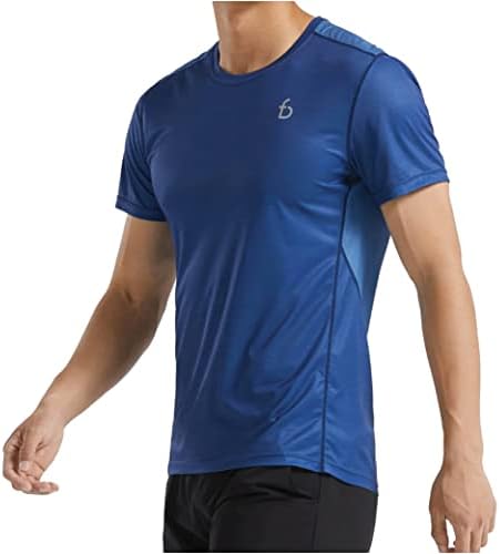 Flipbelt atletska majica za trčanje, teretana kratkih rukava i vrhovi za vježbanje za muškarce, brzo suho aktivno nošenje, XS-XL