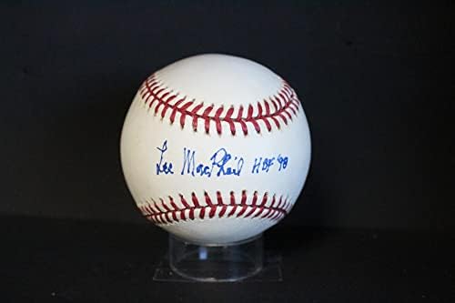 Lee Macphail potpisao bejzbol autografa Auto PSA / DNK AM48620 - autogramirani bejzbol