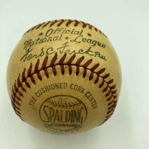Prekrasan tim Boston Braves 1951 potpisao je bejzbol nacionalne lige - autogramirani bejzbol