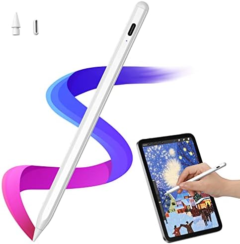 Stylus olovka za iPad, iPad olovku sa odbijanjem palma sa iPad Stylus kompatibilan je za iPad 6th-9. Gen, iPad Mini 5. / 6. gen, iPad