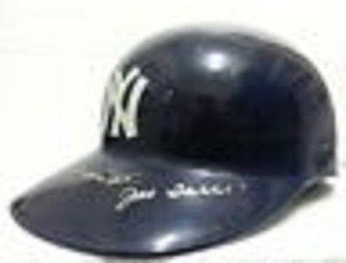Phil Rizzuto, Joe Torre, Eddie Layton potpisana replika kaciga-NY Yankees JSA-potpisana MLB kaciga