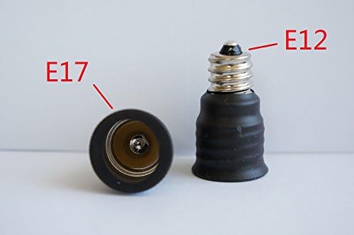 E12 Candle Candelabra Base Screw Socket to Intermediate E17 fan light Screw adapter Converter