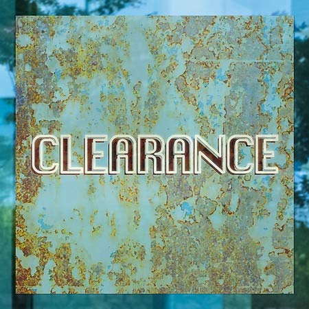CGsignLab | Clearce -Host stare plava prozor Cling | 24 x24