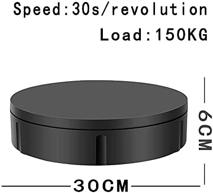 BABULE 360 ° rotirajući stalak, električni rotirajući gramofon, rotirajuća platforma za nakit/fotografiju,/Bijela / 22cmx6. 5Cm