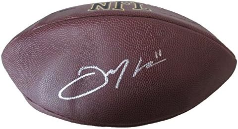 Julian Edelman Autografirao Wilson NFL fudbal, New England Patriots, Kent State WildCats, Super Bowl Champion,