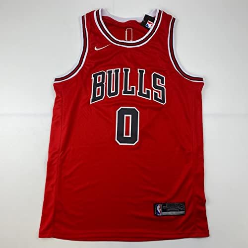 AUTOGREMENO / POTPISAN COBY bijeli Chicago crveni košarkaški dres Beckett Bas Coa