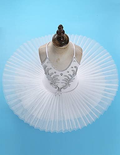 Moily Kids djevojke balerina Labuđe jezero kostim šljokice perle Leotard Tutu suknje rukavice sa šnalom za kosu