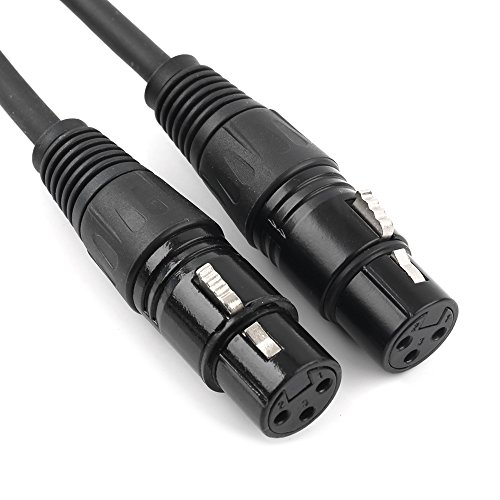 NANYI XLR ženski na ženski mikrofonski kabl XLR do XLR Patch kablovi, 3-pinski XLR ženski na ženski mikrofonski kabl DMX kablovi za