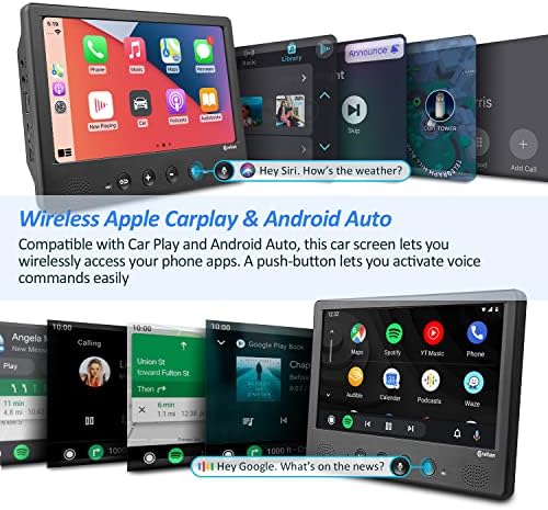 Prijenosni Bluetooth Car Stereo - Corehan 7 IPS multimedijski igrač za dodirnu multimediju kompatibilan sa bežičnim Apple Carplay