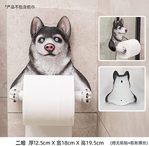 3d Husky držač ručnika za pse stalak za vješalicu za kuhinjski papir stalak za stalak za ručnike za kupaonicu Organizator jednostavno