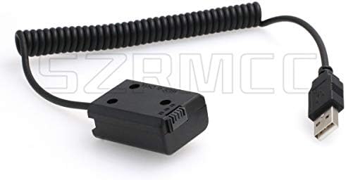 SZRMCC Novi kabel adaptera za baterije za USB Power Bank DC 5V na NP-FW50 DC spojnica lutka baterija za Sony A3000 A5100 A6300 A7