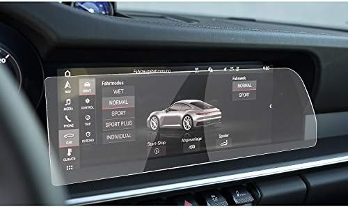 Ruiya R 2020 P orsche 911 12,3-inčni zaštitnik ekrana za navigaciju automobila od prozirnog kaljenog stakla Infotainment ekran u sredini