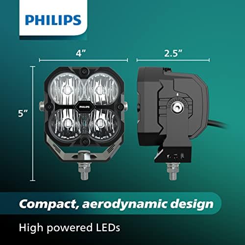 Philips 3 LED pod kocka / vozno svjetlo sa 3480 sirovih lumena | LED svjetla za ATV, UTV, 4x4, svjetla za automobile, kamione | 1