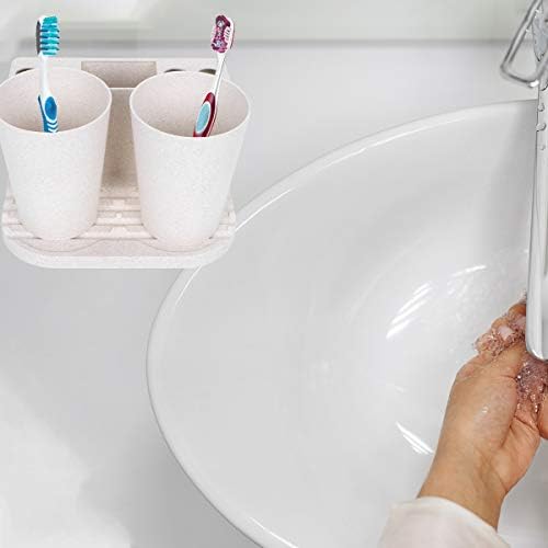 Doitool 1 set kupaonice Organizator za pranje kit za četkicu za zube nosač za zube Parkiranje