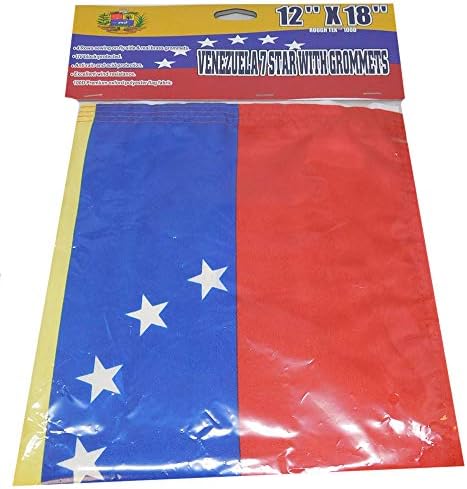 Trgovinski vjetrovi 12x18 Venezuela 7 zvjezdice 100d tkani Poli najlonska zastava 12 x18 banner grometica teška