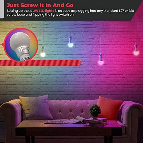 Kobra LED sijalica koja mijenja boju sa daljinskim upravljačem - 16 različitih izbora boja Smooth, Fade, Flash ili Strobe Mode - Smart