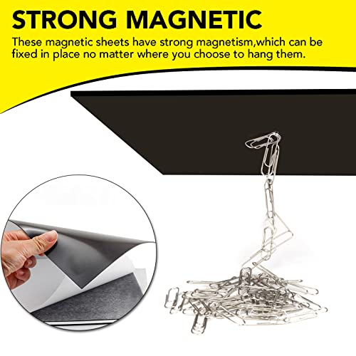 DIYMAG Magnetic Adhesive Sheets| / 4& 34; x 6 & 34|/, 10 pakovanja magnetnih listova za sečenje, fleksibilni magnetni listovi