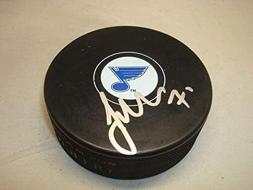 Vladimir Sobotka potpisao St. Louis Blues hokejaški pak s potpisom 1A-autogramom NHL Pak