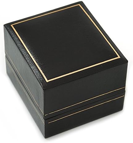 Avalaya Crna Kutija Za Prsten Od Kože