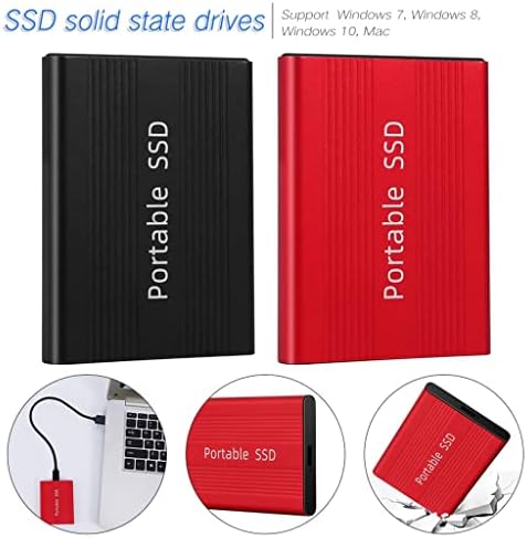 N / A prijenosni SSD USB 3.0 USB-C 1TB 500GB eksterni SSD Disk 6.0 Gb / s eksterni čvrsti disk za laptop desktop kameru ili Server