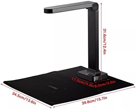 ZSEDP dokument skener kamere za nastavnike 5 megapiksela USB prijenosni skener za snimanje veličine A4 sa skeniranjem barkoda OCR