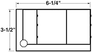 Walthers Cornerstone N model Merchant's row II Kit, 6-1/4 x 3-1/2 15,9 x 8,9 cm,