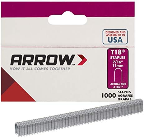 Arrow Pričvršćivač 186 3/8 1.000 brojeva T18 spajalice