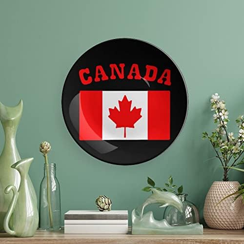 Kanada Označavanje viseće keramičke dekorativne ploče s ekranom Prilagođeni godišnjički vjenčani pokloni za par roditelja Njezin suprug