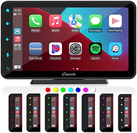 [NOVO] Carpuride W707 Wireless Apple Carplay i Android Auto, 7 inčni prijenosni automobil IPS dodirni ekran Sync GPS navigacijski