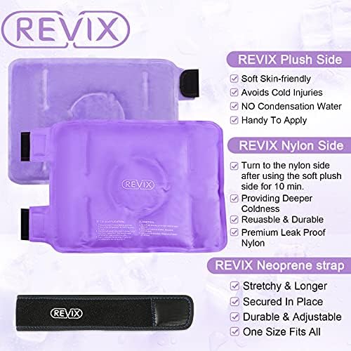 REVIX paket leda za koljena za ozljede za višekratnu upotrebu i Revix paket leda za zapešće za ozljede za višekratnu upotrebu