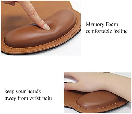 MJWDP kožna podloga za Miš Tastatura oslonac za zapešće ergonomske prostirke za ručne miševe gumena baza podloga za ručni oslonac