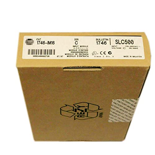 1746-IM16 SLC 500 PLC modul ulazni modul 1746-IM16 zapečaćen u kutiji 1 godina garancije brzo