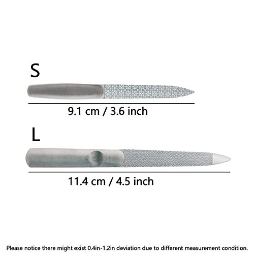 ART datoteka za nokte od nehrđajućeg čelika za uklanjanje puhara za puhanje sa dvostrukim stranama Pročišćavanje pufera MANICURE Alat