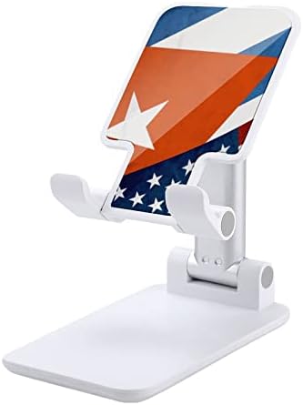 USA-Cuba zastave Sklopivi držač tableta za tablet za stalak za tabletu za stalak za kućnu površinu Pink-stil