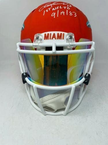 DAN MARINO Miami Dolphins potpisao Full-Size Speed Amp Pro Inscribe Helmet JSA COA-autograme NFL Helmets