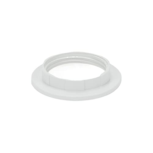 Risbay 20kom E27 bijeli plastični prstenovi za sjenilo za lampe
