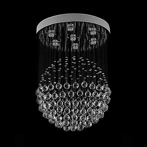 Ozzski privjesak svjetiljka Crystal Raindrop lusterka rasvjeta ugrađena LED stropni luster za trpezariju kupaonica spavaća soba dnevni