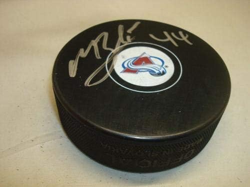 Mark Barberio potpisao Colorado Avalanche Hockey Puck sa autogramom 1B-Autographed NHL Paks