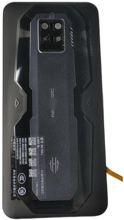 SHOWGOOD zadnji poklopac baterije za ZTE Nubia Red Magic 7 Pro NX709J telefonsku školjku sa poklopcem vrata sa staklenim objektivom