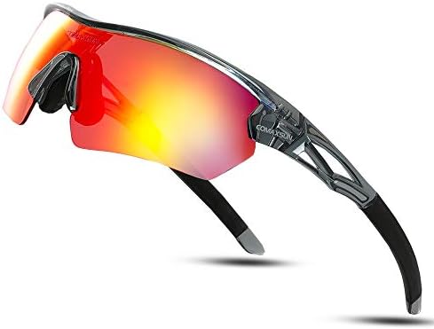 COMAXSUN polarizirane sportske naočare za sunce sa 5 izmjenjivih sočiva za muškarce i žene naočare za biciklističko trčanje