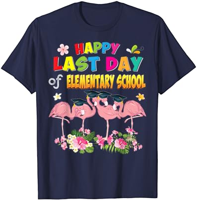 Sretan zadnji dan osnovne škole 2023 ljetna Flamingo majica