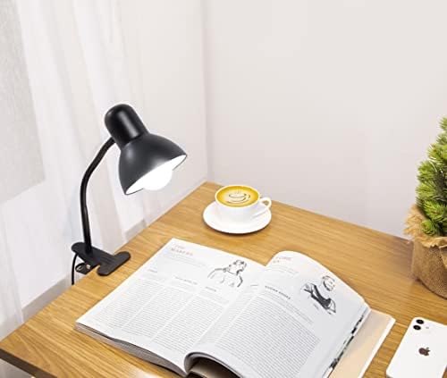 Mehime Desk lamska sa stezaljkama, Gooseneck stolnom lampom sa fleksibilnim Gooseneck, noćnom lampom, lampica za noćnu ordinaciju
