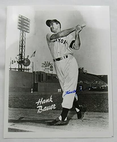 Hank Bauer potpisao automatsko autogram 8x10 fotografija IX - AUTOGREMENT MLB fotografije