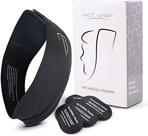 Neoprenski omotač leda za lice po FaceWrap sistemu - za umnjake, migrenu, TMJ Relief, oralnu hirurgiju - paket leda za glavu, ublažavanje