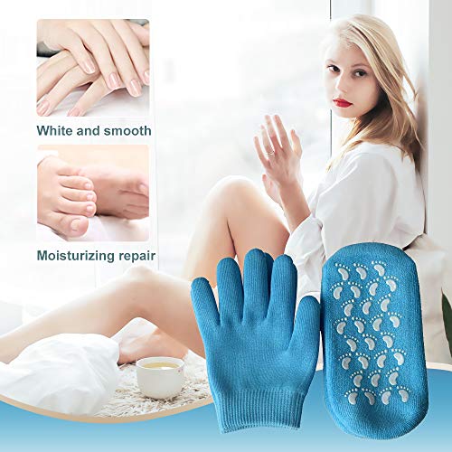 Gel hidratantne rukavice i Spa čarape pamuk za suve ispucale pete stopala tretman za popravku kože za muškarce i žene velikih dimenzija