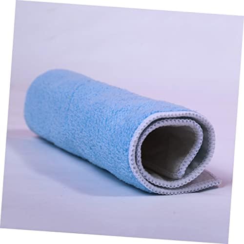 ULTECHNOVO 2pcs Microfiber Mop Head Flat Mop podne jastučići za čišćenje višekratne krpe mop zamjena tkanina plavi mop Dodaci za čišćenje