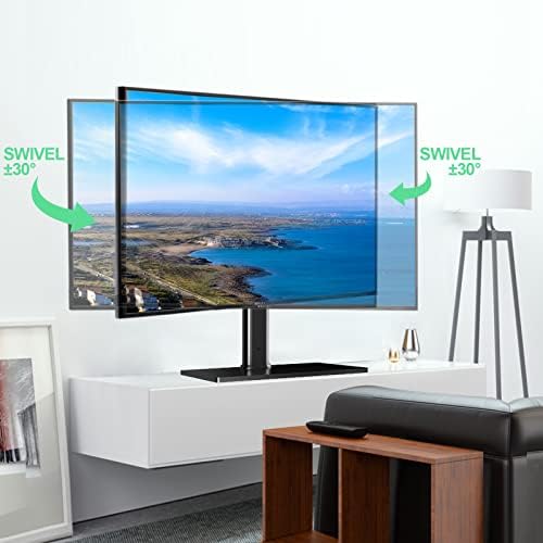 Juststone Universal TV stalak za okretni TV za 37 do 70 inča LED LCD OLED 4K ravna zakrivljena televizija Podesiva TV nosač televizora