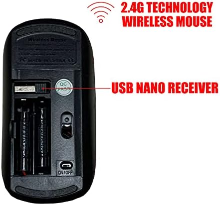 2.4 G bežični miš sa simpatičnim dizajnom uzorka za sve laptopove i desktop računare sa Nano prijemnikom-Ladybug Simple