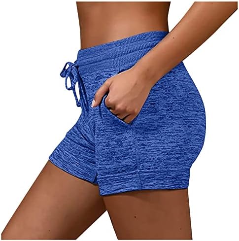Ženske trke kratke hlače niske rastope jogging hlače Stitch dukshorts nacrtajući elastični struk dukseri prozračni cool cool